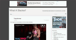 Desktop Screenshot of blogs.whataslacker.com